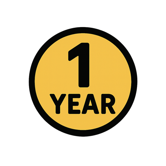 1-Year Warranty